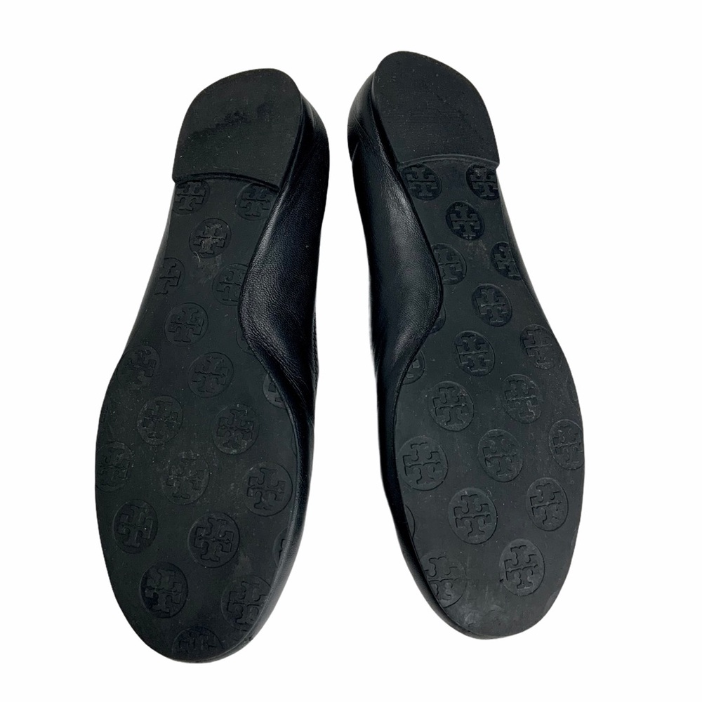 SOLD ***TORY BURCH Reva Black Flats. SZ 8.5 - Picture 9 of 15